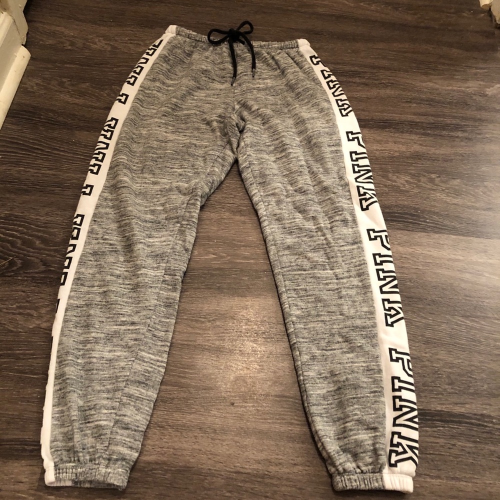 pink/vs sweat pants